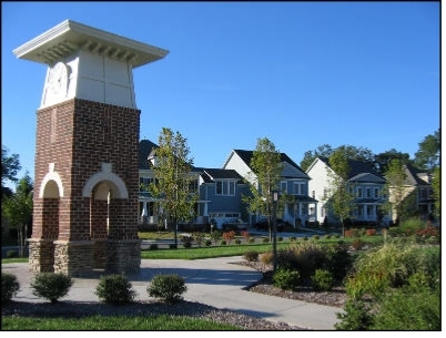 The Preserve neighborhood
in Chesapeake, Virginia has a neighborhood
green and clock tower as its central focal point.
Land Use Concpet 2.svg