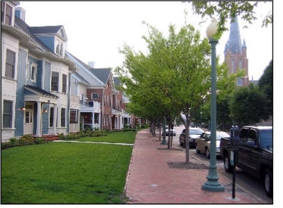 Compact dense developments that mix uses are needed to achieve a quality urban life and are critical if public transit will be successful. Density.svg