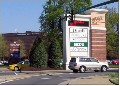Patrick Henry Regional Center
has Patrick Henry Mall as its core
element. Redevelopment plans for this
area will be needed to create a transit-oriented
development when a light rail station is located here. Regional Centers 2.svg