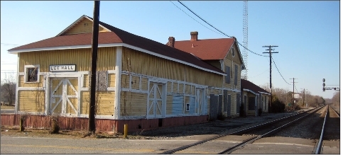 The historic Lee Hall train station will be
relocated across from its current location
to be a part of Lee Hall Village as a museum. Neighborhoods 1.svg