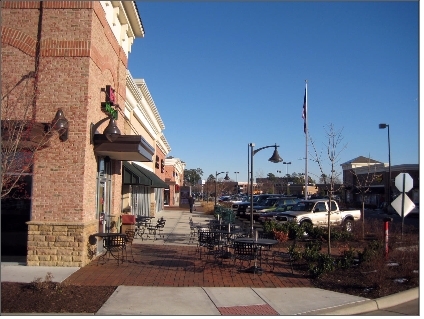 The Bland Regional Center includes a mixture of commercial development, including the recently built Jefferson Commons. Redevelopment in the area should be required to provide landscaping, natural open space, and controlled signage. Regional Centers.svg