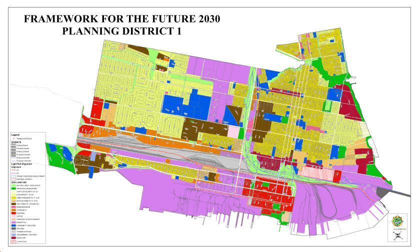 District I District 1 Future Land Use Map 2030