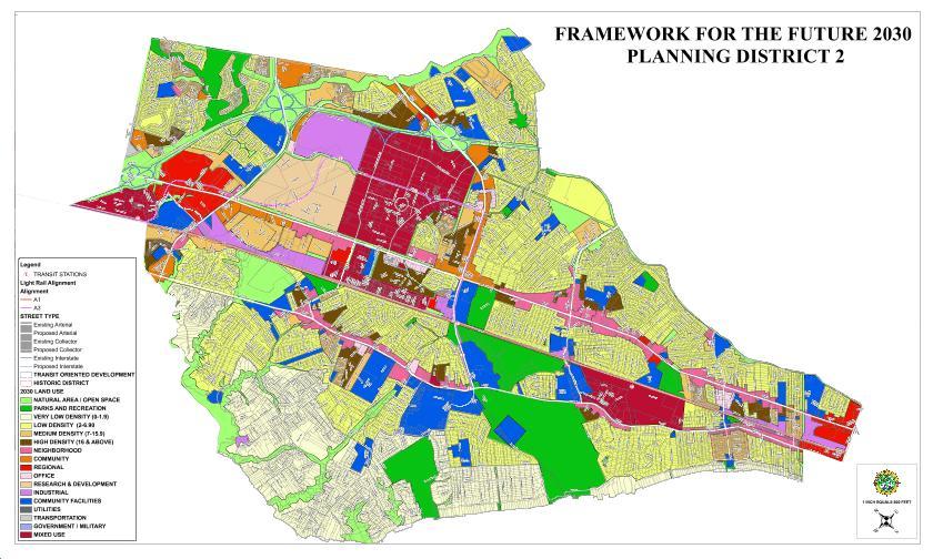 District 2 Future Land Use Map 2030
